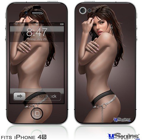 iPhone 4S Skin - Sensuous Pin Up Girl