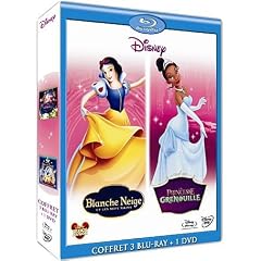 La princesse et la grenouille en Blu-ray + DVD Blanche-neige et les sept nains - Coffret 3 Blu-ray + 1 DVD  [Blu-ray]