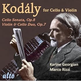 Kodaly Works for Cello and Violin