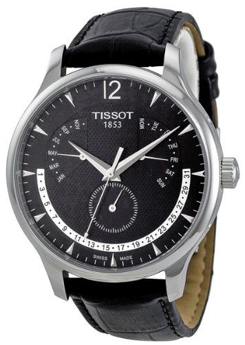 Tissot Men's T063.637.16.057.00 Black Dial Watch