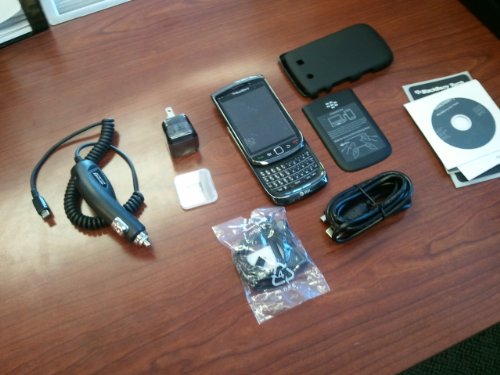 BlackBerry 9800 Torch Unlocked Phone with 5 MP Camera, Full QWERTY Keyboard, 4 GB Internal Storage, and Slider Card Slot Up to 32GB - International Version 
