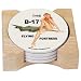 CounterArt WWII Warbird Nose Art Design Absorbent Coasters in Wooden Holder, Set of 4 Assorted
