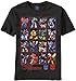 Transformers Cyberwall Men's T-Shirt, Black, X-Large