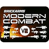 BrickArms 2.5 Scale Modern Combat Weapons Pack Black Color V2