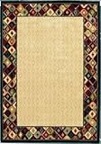 IMAGE OF Shaw - Kathy Ireland Gallery - Desert Bloom Border Area Rug - 9'3