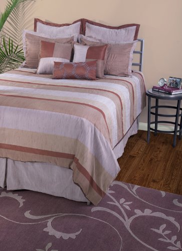 Rizzy Home BT-677K Manhattan 10-Piece Comforter Set, King