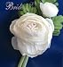 Bridal Elegance: Satin Ranaunculus W/ Bud Flower