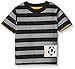 Gerber Graduates Boys Striped Short Sleeve T-Shirt, Gray/Navy, 24 Months