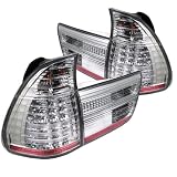 00-05 BMW E53 X5 Led Taillights 4Pcs - Chrome 