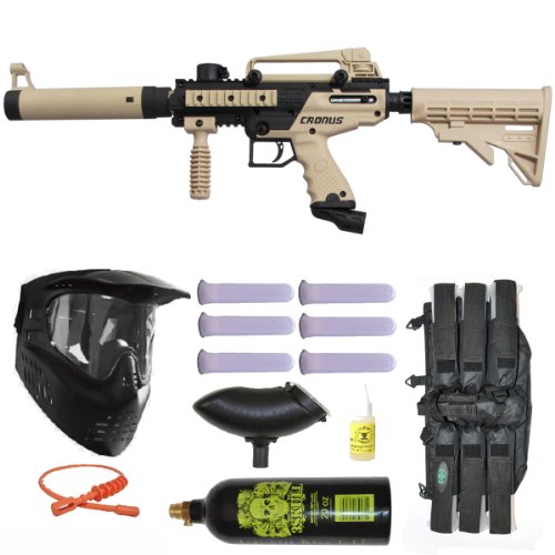 Tippmann Cronus Tactical Paintball Gun 3Skull Mega Set - Tan