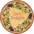 Thanksgiving Medley Dinner Plates, 8ct