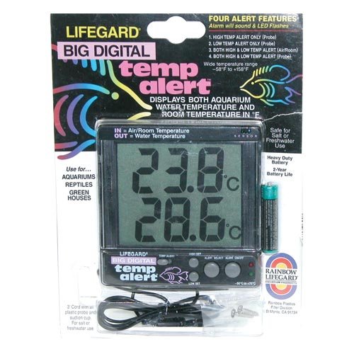 Lifeguard Aquatics Big Digital Temp Alert- Celsius 