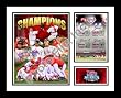2009 Philadelphia Phillies MLB Framed Photograph World Series Champs Milestone Collage