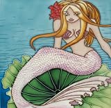 8x8 Art Tile - Mermaid