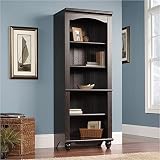 Sauder Harbor View Library Book Case, Antiqued Paint Finish