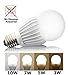 iSmartLED 4 Switchable LED Lighting Levels Bulb of 10W/7W/5W/3W, A19 Dimmable Sunlight White, 60W Equivalent , for Type E26, 900lm