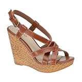 IMAGE OF ALDO Wyant - Women Wedge Sandals - Cognac - 11