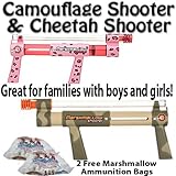 IMAGE OF Camouflage & Cheetah Marshmallow Shooters w/ Free Marshamllow Ammo - Great For Families w/ Boys & Girls
