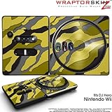 DJ Hero Skin Camouflage Yellow fits Nintendo Wii DJ Heros (DJ HERO NOT INCL ....
