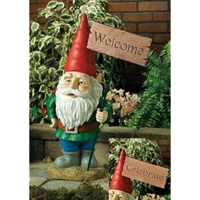 Welcome Garden Gnome by Garden Gnomes