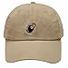 City Hunter C104 Bomb Small Embroidery Cotton Baseball Cap 14 Colors (Khaki)