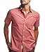Cariloha Men's Crazy Soft Button Down Short Sleeve Shirt - Viscose From Bamboo