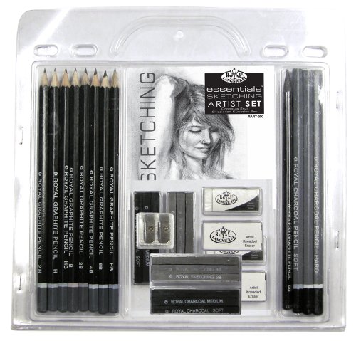 Royal & Langnickel Essentials Sketching Pencil Set, 21-Piece