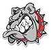 Bulldog Vinyl Die Cut Decal Bumper Sticker For Laptops Cars Trucks Windows Etc.