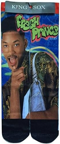King Sox Sublimation Unisex Graphic Print Socks (Fresh Prince)
