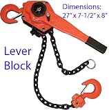 3 Ton LEVER BLOCK Ratchet Chain Hoist Lift Puller