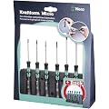 Wera 05118156001 Elektroniker-Schraubendrehersatz Kraftform Micro 2052/6