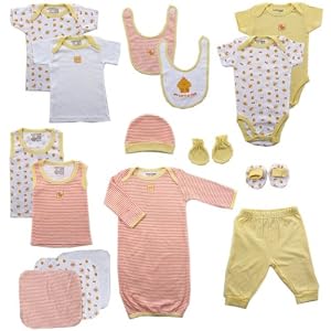 Luvable Friends 16-Piece Deluxe Layette Set, 0-6 Months