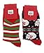 Davco Women's Christmas Kitty Cat Crew Socks (2Pr), One Size