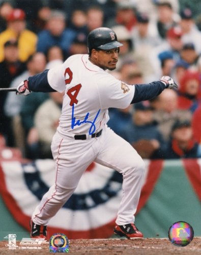 Manny Ramirez Autographed/Hand Signed Boston Red Soxs Baseball 8x10 Photo