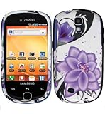 Violet Lily Protector Hard Case Cover for Samsung Gravity Smart T589
