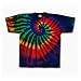 Youth Tie Dye Mania Extreme Rainbow Swirl Tie-Dye Short Sleeve T-shirt