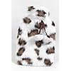 Hot Water Bottle with Luxury Faux Fur Cover - Snow Leopard