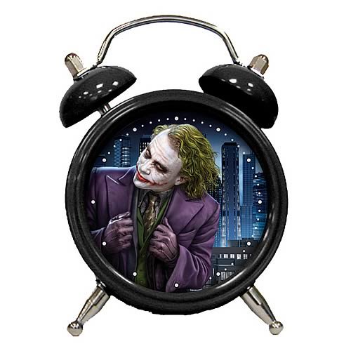 Batman: The Dark Knight Movie: Joker (Heath Ledger) Mini Alarm Clock