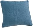 Harbor House Coral Quilted European Sham, Blue Stone
