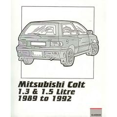 Mitsubishi Owners Repair Guide, Colt 1.3 and 1.5 Litre Carburettor models, 1989 to 1991