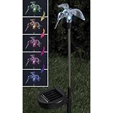 Encore H5117 Solar Powered Color Changing Hummingbird Garden Stake