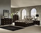 Hillsdale Tiburon II Wood & Metal Storage Bedroom Set, Queen Bed w/ 4 Drawe ....