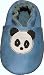 Tibet PLATEAU soft sole infant full grain baby shoes SUEDE panda blue