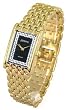 GENEVE Men's Gold-Tone Swiss-Quartz Watch with Austrian Crystals. Model GEN-1006