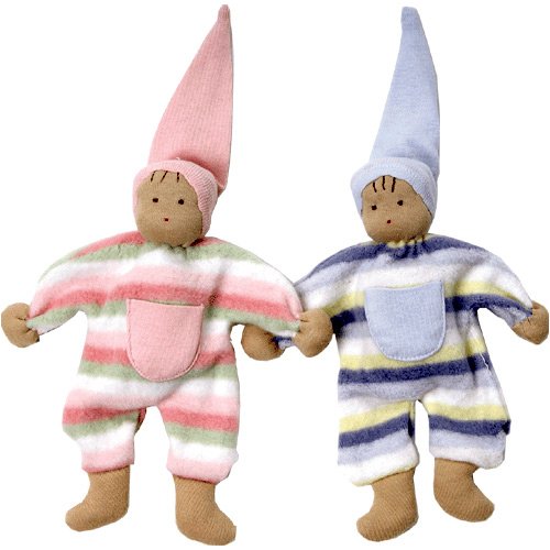 Organic Egyptian Cotton Sherpa Pocket Doll Pink Organic Egyptian Cotton Sherpa Pocket Doll Pink