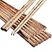 10 Pairs Chinese Wooden Chopsticks Dishwasher Safe of Chopsticks Set Reusable Cooking Weight Loss Natural Healthy Used for Family Hotel Restaurant Hot Pot Gourmet Noodles Chopstick 9.8 Inch