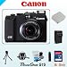 Canon G15 12MP Digital Camera Bundle - 8GB SDHC Memory Card - USB Memory Card Reader - Table Tripod - Spare NB-10L Battery - Lens Cleaning Kit - Carrying Case