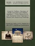 Joseph A. Califano, Secretary of Health, Education and Welfare, Appellant, v. Cindy Westcott et al. U.S. Supreme Court Transcript of Record with Supporting Pleadings