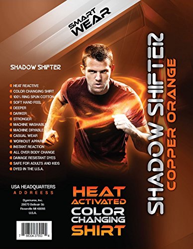 Shadow Shifter Heat Reactive Color Changing T Shirt Completely