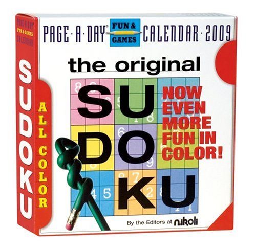 The Original Sudoku 2009 Calendar (Page a Day Fun & Games Calendr)